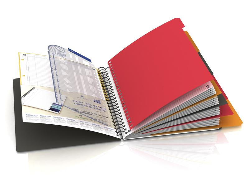 Oxford Notizbuch International Managerbook, A4 +, Liniert, Grau