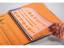 Oxford Notizbuch International Managerbook, A4 +, Liniert, Grau