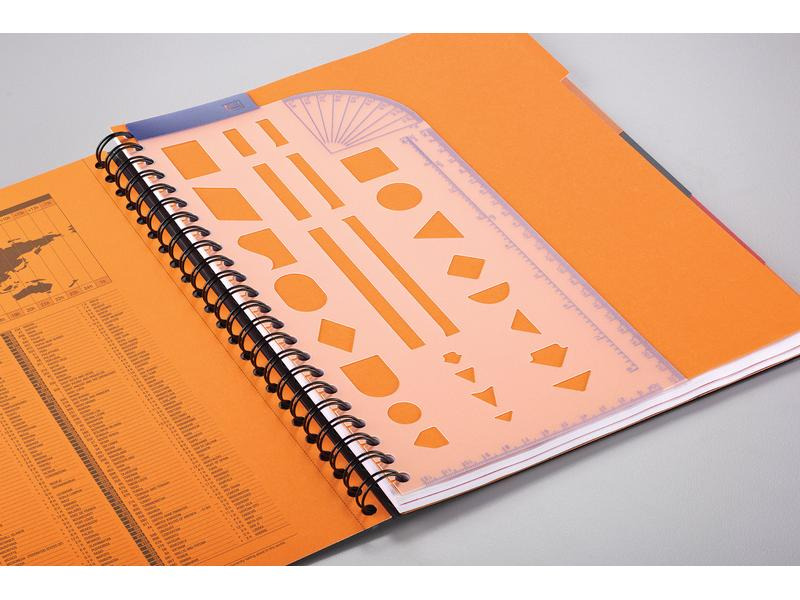 Oxford Notizbuch International Managerbook, A4 +, Liniert, Grau