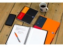 Oxford Notizbuch International Notebook, A5 +, Liniert, Orange