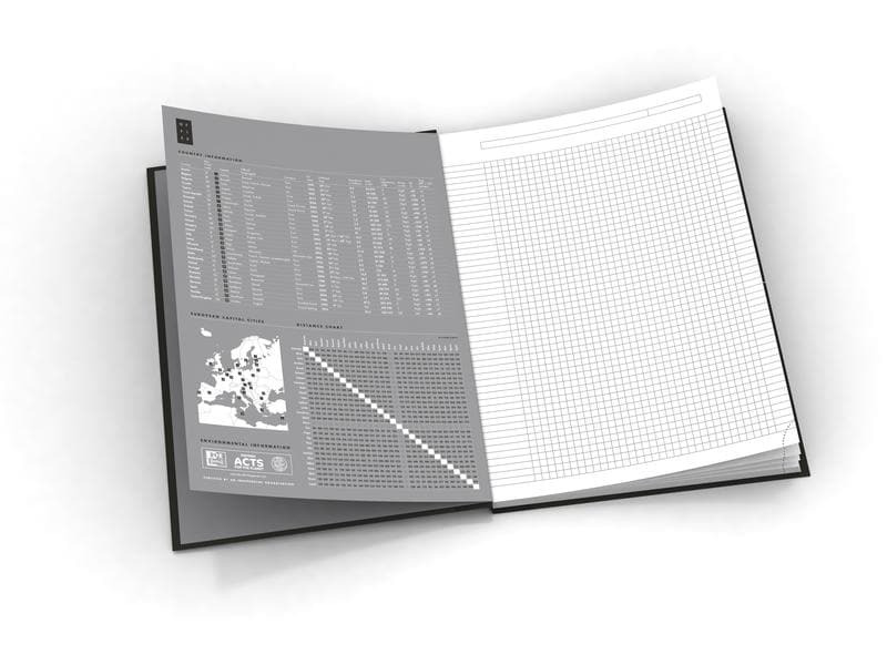 Oxford Notizbuch Office Essentials, A4, Kariert, Blau