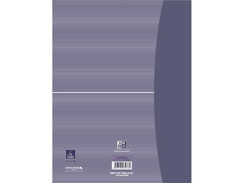 Oxford Notizheft Collegeblock Essential, A4 +, Kariert, Blau
