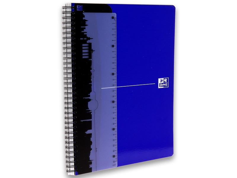 Oxford Notizheft Collegeblock Essential, A4 +, Kariert, Blau