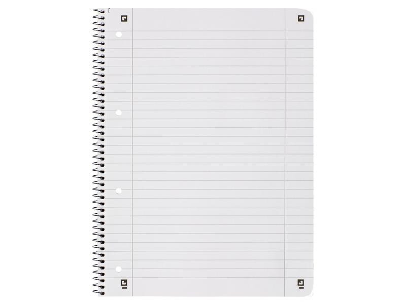 Oxford Notizheft Collegeblock Essential, A4 +, Liniert, Schwarz