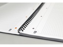 Oxford Notizheft Collegeblock International, A4 +, Kariert, Grau