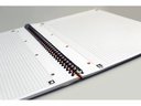 Oxford Notizheft Collegeblock International, A4 +, Kariert, Grau