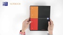 Oxford Notizheft Collegeblock International, A4 +, Kariert, Grau