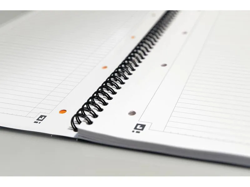 Oxford Notizheft Collegeblock International, A4 +, Liniert, Orange