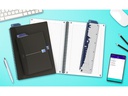 Oxford Notizheft Essentials Spiralbuch, A5, Kariert, Schwarz