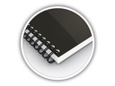 Oxford Notizheft Essentials Spiralbuch, A5, Liniert, Schwarz