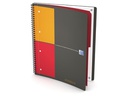 Oxford Notizheft International Activebook, A4 +, Kariert, Grau
