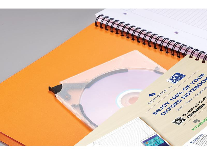 Oxford Notizheft International Activebook, A4 +, Liniert, Orange
