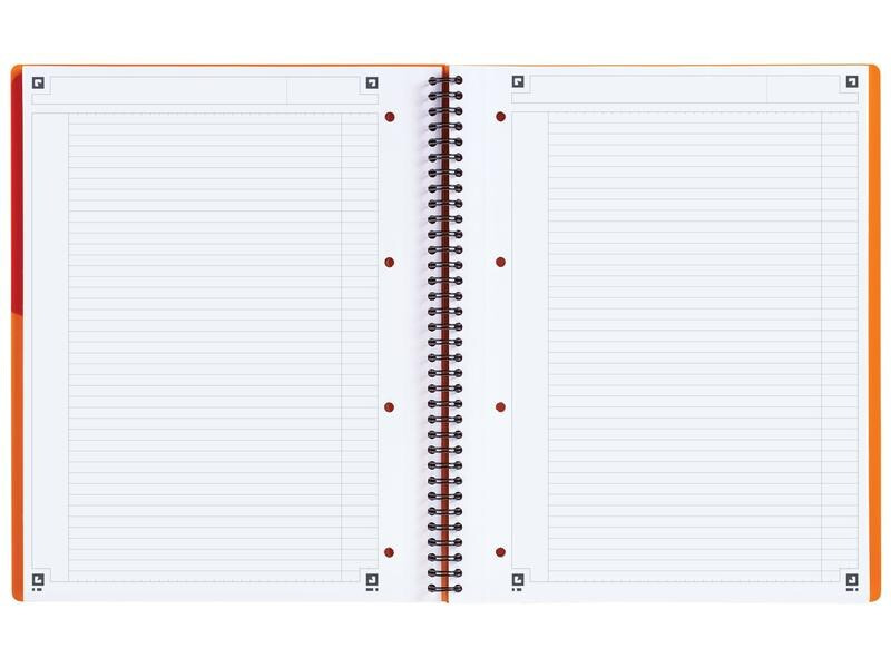Oxford Notizheft International Activebook, A4 +, Liniert, Orange