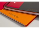 Oxford Notizheft International Activebook, A5 +, Kariert, Grau