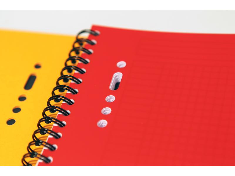 Oxford Notizheft International Activebook, A5 +, Kariert, Grau