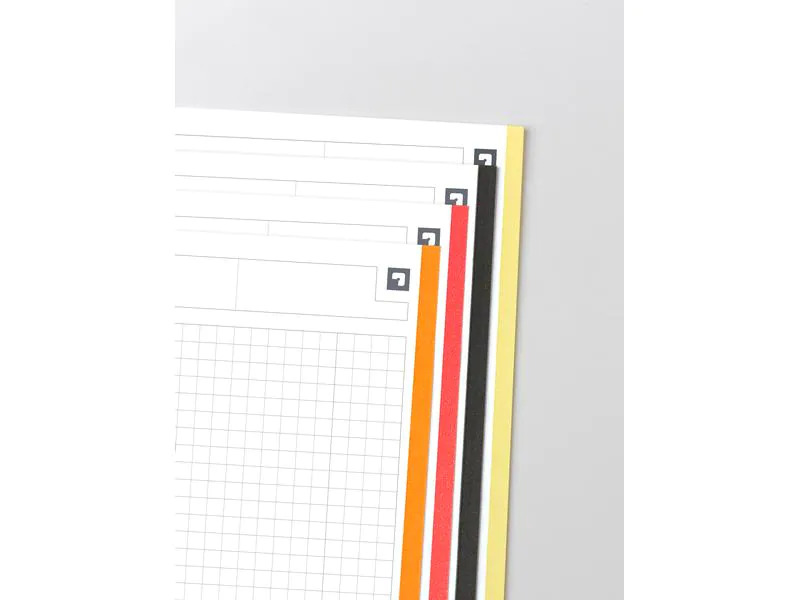 Oxford Notizheft International Filingbook, A4 +, Kariert, Grau