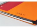 Oxford Notizheft International Filingbook, A4 +, Kariert, Grau