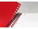 Oxford Notizheft International Filingbook, A4 +, Kariert, Grau