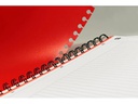 Oxford Notizheft International Filingbook, A4 +, Kariert, Grau