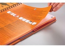 Oxford Notizheft International Filingbook, A4 +, Kariert, Grau