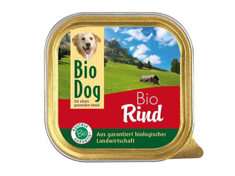 BioDog Nassfutter Rind, 9 x 300g