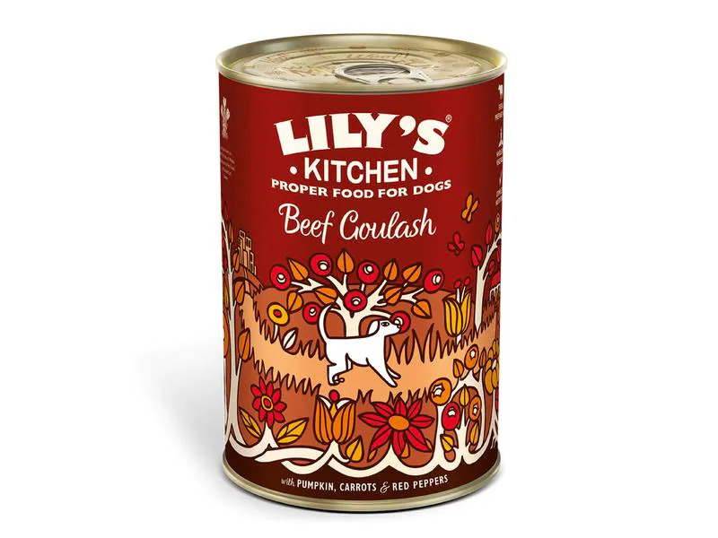 Lily's Kitchen Nassfutter Rindsgulasch, 6 x 400g