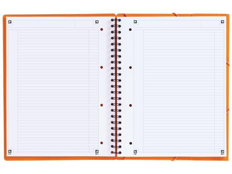 Oxford Notizheft International Meetingbook, A4 +, Liniert, Orange