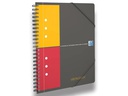 Oxford Notizheft International Meetingbook, A5 +, Kariert, Grau