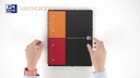 Oxford Notizheft International Meetingbook, A5 +, Liniert, Orange