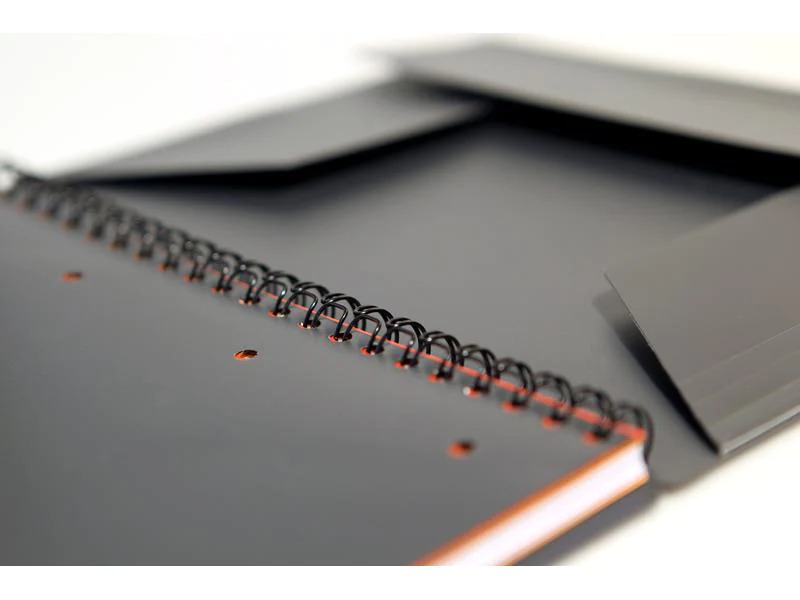 Oxford Notizheft International Organiserbook, A4 +, Kariert, Grau