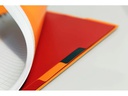 Oxford Notizheft International Organiserbook, A4 +, Liniert, Orange