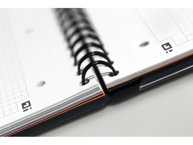 Oxford Notizheft International Organiserbook, A4 +, Liniert, Orange