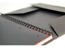 Oxford Notizheft International Organiserbook, A4 +, Liniert, Orange