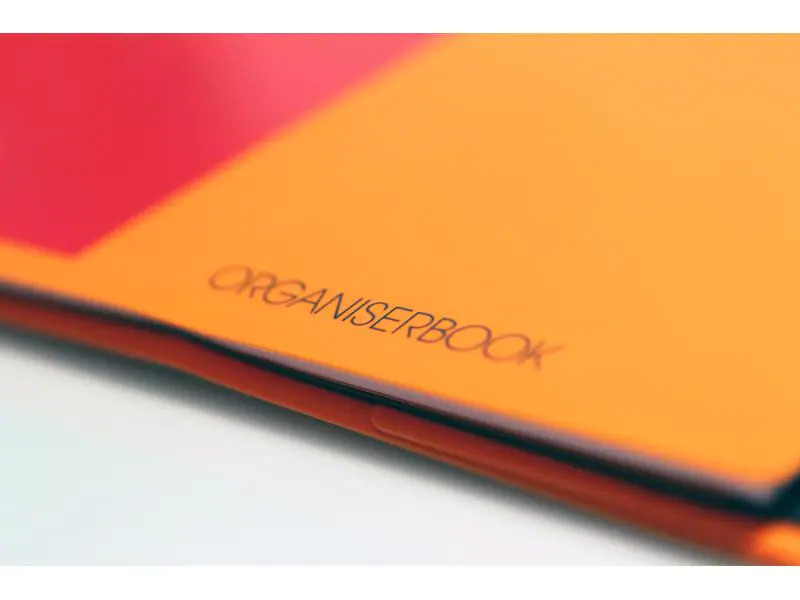 Oxford Notizheft International Organiserbook, A4 +, Liniert, Orange