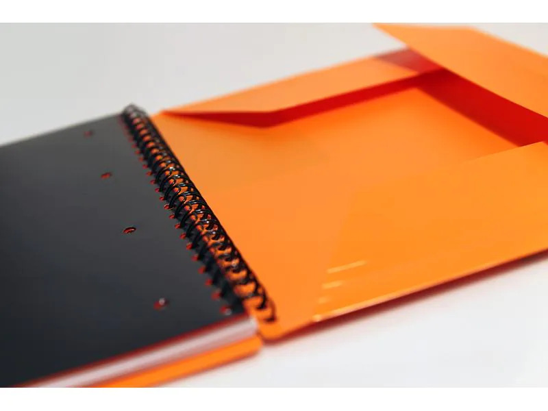 Oxford Notizheft International Organiserbook, A4 +, Liniert, Orange