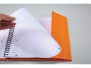 Oxford Notizheft International Organiserbook, A4 +, Liniert, Orange
