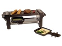 Nouvel Raclette-Grill Scherenschnitt Schwarz 2 Personen