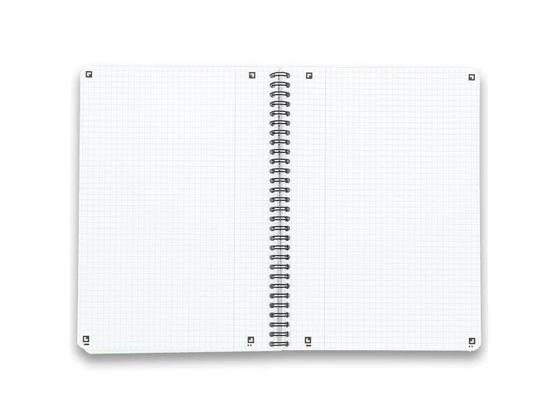 Oxford Notizheft Touch Collegeblock , B5, Kariert, Meerblau