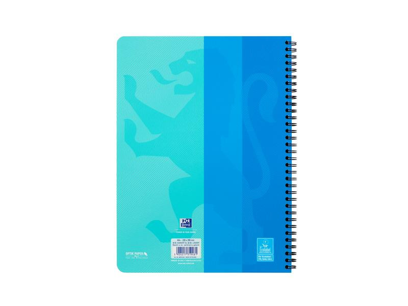 Oxford Notizheft Touch Collegeblock Duo, A4, Kariert, Meerblau
