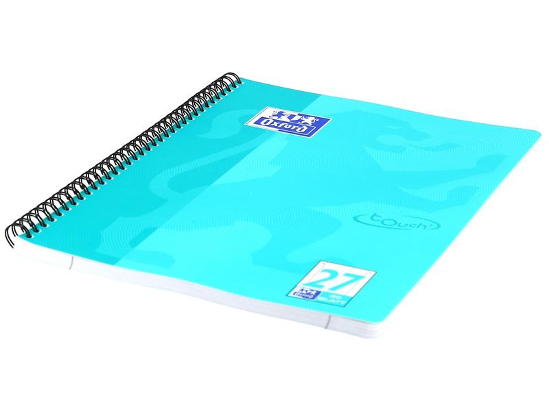 Oxford Notizheft Touch Collegeblock L27, A4 +, Liniert, Aqua