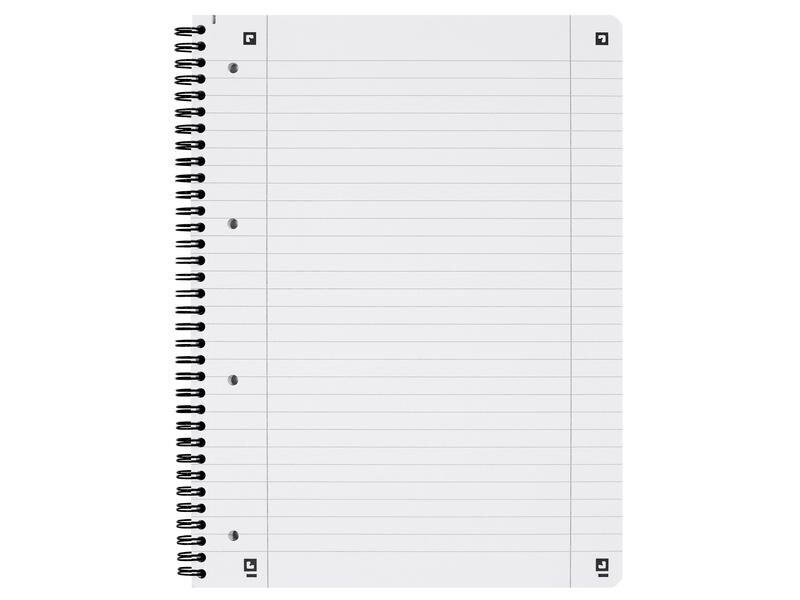 Oxford Notizheft Touch Collegeblock L27, A4 +, Liniert, Koralle