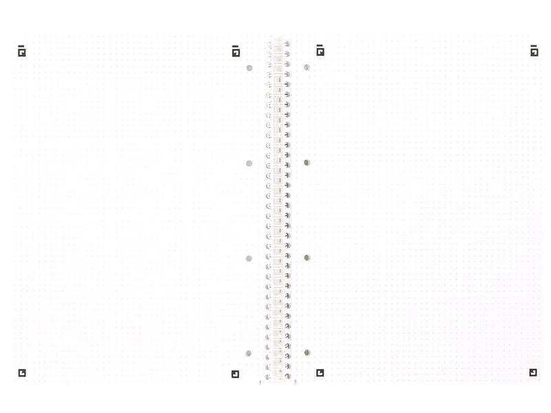 Oxford Notizheft Touch Collegeblock, A4 +, Dot, Sand