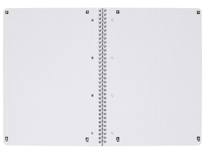Oxford Notizheft Touch Collegeblock, A4 +, Dot, Sand