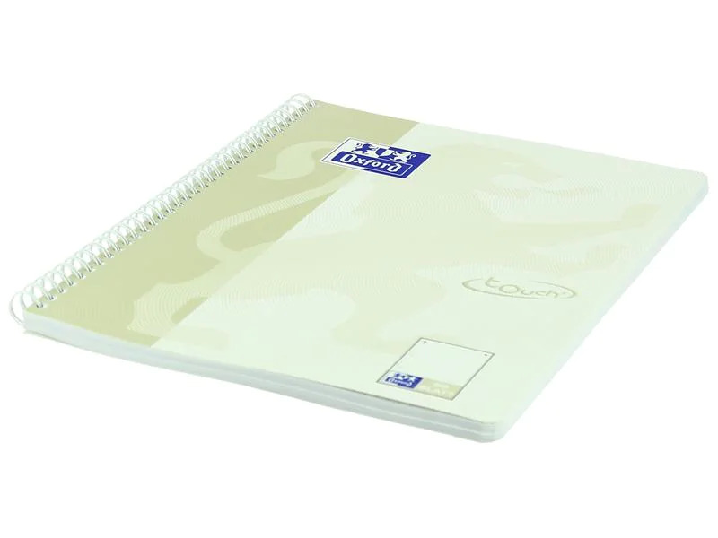 Oxford Notizheft Touch Collegeblock, A4 +, Dot, Sand