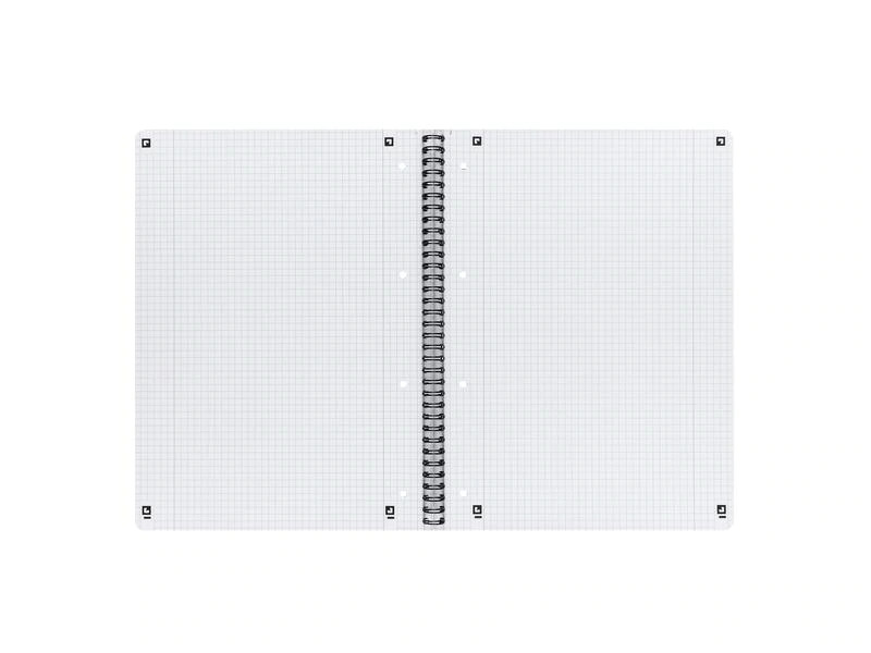 Oxford Notizheft Touch Collegeblock, A4, Kariert, Meerblau