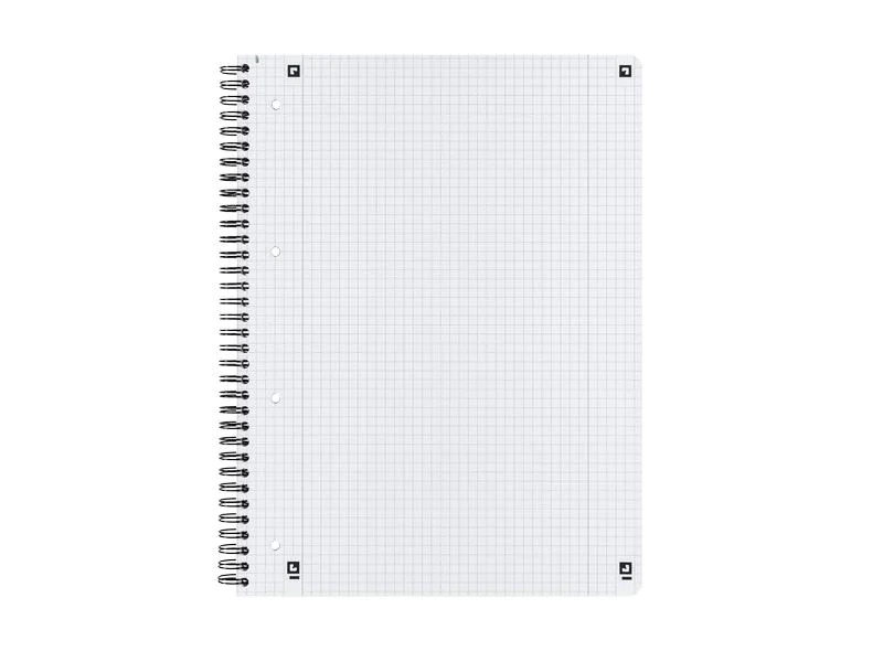 Oxford Notizheft Touch Collegeblock, A4, Kariert, Meerblau