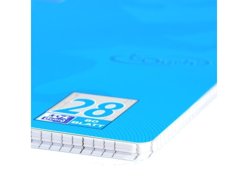 Oxford Notizheft Touch Collegeblock, A4, Kariert, Meerblau