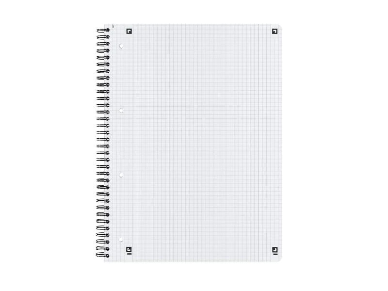 Oxford Notizheft Touch Collegeblock, A4, Kariert, Rosa