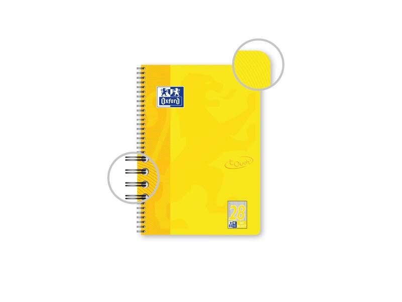 Oxford Notizheft Touch Collegeblock, A4, Kariert, Sonnengelb