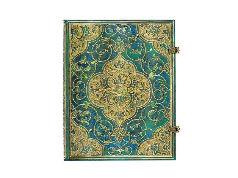 Paperblanks Notizbuch Chroniken Midi, Liniert, Türkis